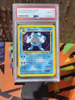 1999 Pokemon Game POLIWRATH-HOLO #13 NM-MT 8 93992401 - Image 3