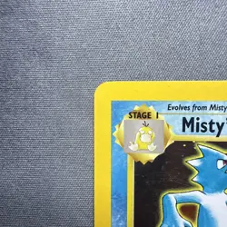 Pokemon TCG Misty's Golduck Gym Challenge 12/132 Unlimited Holo Rare 💫Swirl - Image 2
