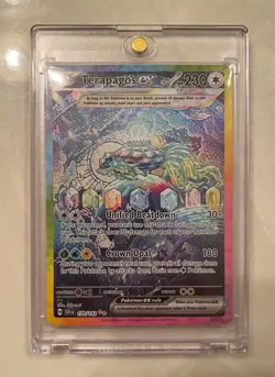 Pokemon TCG Terapagos EX 170/142 Stellar Crown Holo Special Illustration Rare - Image 1