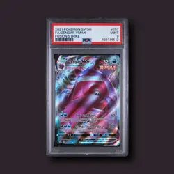 Pokemon TCG Sword And Shield Fusion Strike Gengar VMAX Full Art 157/264 - PSA 9 - Image 1