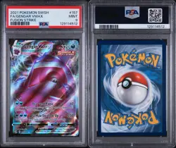 Pokemon TCG Sword And Shield Fusion Strike Gengar VMAX Full Art 157/264 - PSA 9 - Image 5