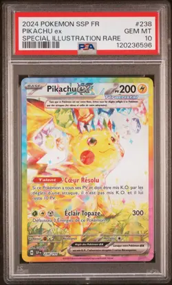Pokemon Pikachu Alternative 238/191 - EV8 Etincelles Deferlantes - PSA 10 - FR - Image 1