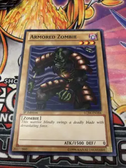 Yugioh! Armored Zombie - LCJW-EN184 - Common - 1st Edition Near Mint, English - Image 1