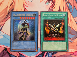 Yugioh Black Luster Soldier/ Black Luster Ritual SYE 1st Edition Near Mint/VLP - Image 1