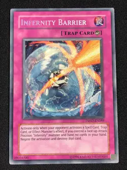 YUGIOH INFERNITY BARRIER TSHD-EN089 SECRET MP - Image 1