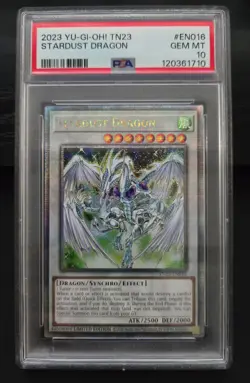 2023 YU-GI-OH! TN23-EN016 25th Anniversary Stardust Dragon PSA 10 - Image 1