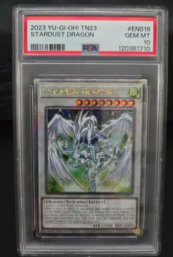 2023 YU-GI-OH! TN23-EN016 25th Anniversary Stardust Dragon PSA 10 - Image 2
