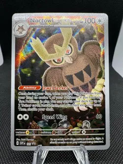Pokemon TCG Noctowl #141 Promo Card Stellar Crown NM Condition - Image 1