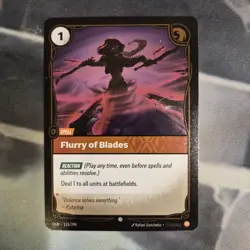 Foil Riftbound Katarina Card Flurry Of Blades Origins 133/298 English LOL - Image 1