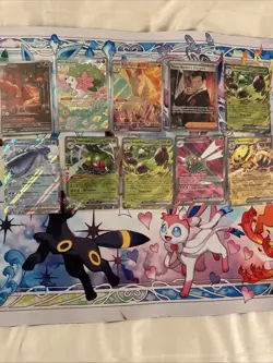 Pokemon TCG Destined rivals Card Lot (IR+Ex) & Vulpix IR Mega evo 138/132 - Image 1