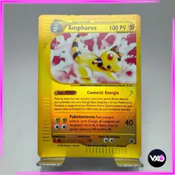 Pokemon Expedition Holo Reverse ⭐ Ampharos 2/165 ⭐ Italian Vintage Card - Image 1
