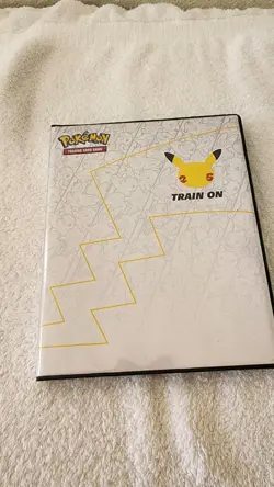 Pokemon 25th Anniversary Oversized Cards And Binder. 19 Cards Incl Pikachu - Image 1