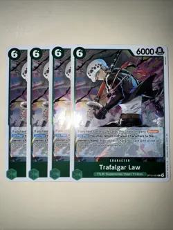 One Piece TCG OP13-031 Trafalgar Law X4 Playset Card Game CCG English - Image 1