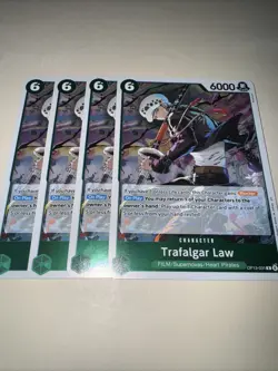 One Piece TCG OP13-031 Trafalgar Law X4 Playset Card Game CCG English - Image 4