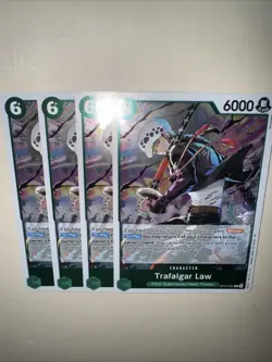 One Piece TCG OP13-031 Trafalgar Law X4 Playset Card Game CCG English - Image 5