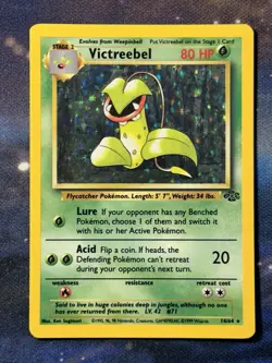 Victreebel 14/64 Jungle Holographic Holo Rare Vintage WOTC Pokemon Card LP MP - Image 1
