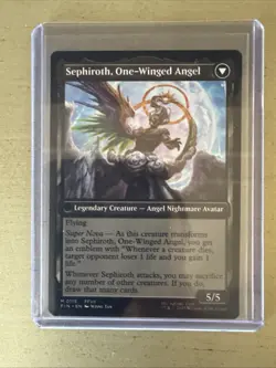 Magic the Gathering Final Fantasy Sephiroth Fabled Soldier #115 Mythic Card - Image 2