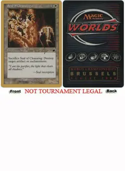 Seal of Cleansing (Tom Van de Logt - 2000) World Championship NM CARD ABUGames - Image 1