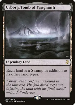 MTG - Urborg, Tomb of Yawgmoth- Fanart Timespiral- EDH / Playtest - Image 1