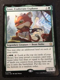 Loot, Exuberant Explorer - FDN - MTG - EN - NM - 0106 - Image 1