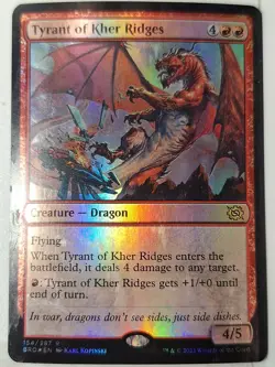 Tyrant of Kher Ridges - FOIL - The Brothers' War - Magic the Gathering MTG Nice! - Image 1