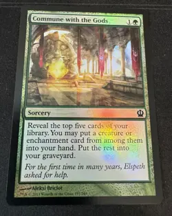 Commune with the Gods *FOIL* Theros Magic the Gathering MTG - Image 1