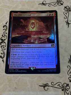The Fire Crystal Final Fantasy Foil - Image 1
