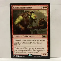 MTG Goblin Trashmaster Magic: The Gathering Core Set 2019 Rare #144 - Image 1