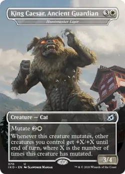 Ikoria - King Caesar, Ancient Guardian - Huntmaster Liger - Foil - Image 1