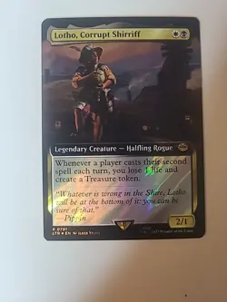 Lotho, Corrupt Shirriff (Extended Art) (Surge Foil) Universes Beyond: the... - Image 1