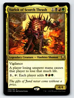 Yurlok of Scorch Thrash R Commander Legends # 293 NM Normal - Image 1