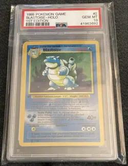 Psa 10 1999 Pokemon Blastoise 1st Edition Base Set - Image 1