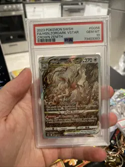 2023 POKEMON SWSH CROWN ZENITH HISUIAN ZOROARK VSTAR GALARIAN GALLERY PSA 10 - Image 1