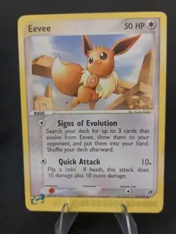 Eevee 63/100 - 2003 Sandstorm E-Reader Pokemon TCG - LP/MP - Image 1