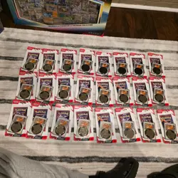 Pokemon TCG Destined Rivals Lot of 24 Checklane Blister Pack Eevee Promo Sealed - Image 1
