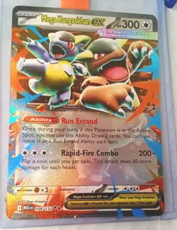 Pokemon Mega Evolution- MEGA KANGASKHAN EX - Double Rare - 104/132 - Image 1