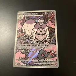 Pokemon Houndstone 145/132 Me01: Mega Evolution Holo Full Art Near Mint - Image 1