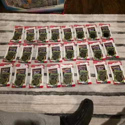 Pokemon TCG Destined Rivals Lot of 24 Checklane Blister Pack Zarude Promo Sealed - Image 1