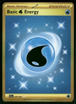 Basic Water Energy - 279/193 Hyper Rare Holo NM Pokemon SV02: Paldea Evolved - Image 1