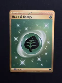 Pokemon TCG Basic Grass Energy 278/193 S&V Paldea Evolved Hyper Rare (NM) - Image 1