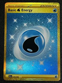 Pokemon TCG Basic Water Energy 279/193 Hyper Rare Paldea Evolved - Image 1
