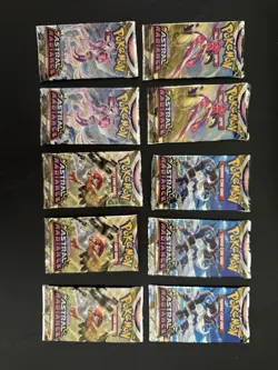 Astral Radiance Booster Pack New Sealed, Lot of 10 Pokemon TCG Sword Shield - Image 1