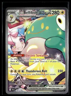 2025 Pokemon SV Journey Together JTG EN Iono's Bellibolt ex #183/159 - Image 1