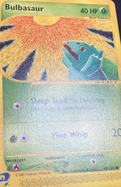 Bulbasaur Non-Holo 2002 Pokemon Expedition #95/165 Common Lightly Played - Image 3