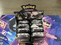 Pokemon TCG Unova Mini Tin Open Display - Set of 8 Sealed/New Mini Tins - Image 1