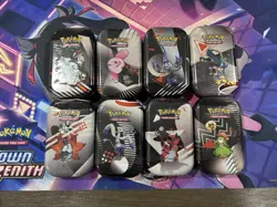 Pokemon TCG Unova Mini Tin Open Display - Set of 8 Sealed/New Mini Tins - Image 4
