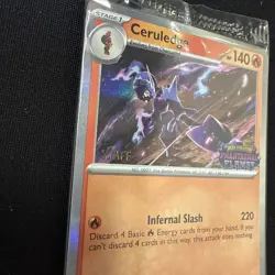 Pokemon TCG Phantasmal Flames STAFF Promos Full Set of 4 Sealed - Image 1