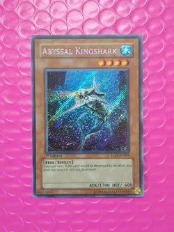 Yu-Gi-Oh! Abyssal Kingshark TAEV-EN084 Secret Rare 1st Edition NM - Image 1