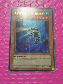 Yu-Gi-Oh! Abyssal Kingshark TAEV-EN084 Secret Rare 1st Edition NM - Image 2