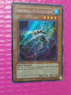 Yu-Gi-Oh! Abyssal Kingshark TAEV-EN084 Secret Rare 1st Edition NM - Image 3